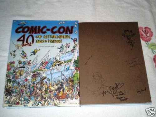 COMIC CON 40 YEARS , RAY BRADBURY **SIGNED**  