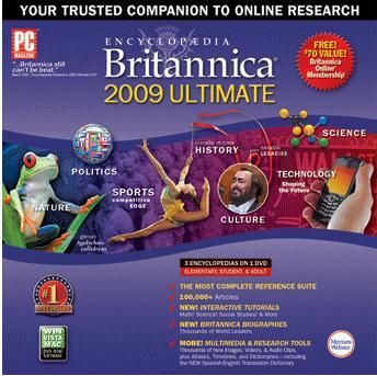 Encyclopedia Britannica 2009 Ultimate Reference DVD  