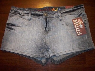 JUNIORS GREY JEAN SHORTS by MUDD Size 9 NWT MSRP $28  