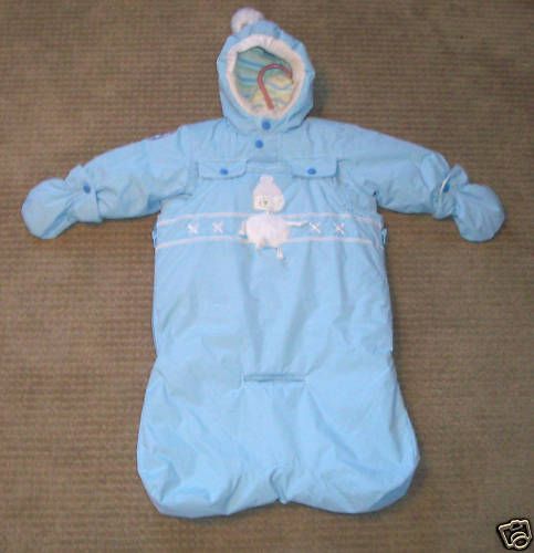 Gagou Tagou Bunting Bag/Jacket sz 0 6 mos (BC1517)  