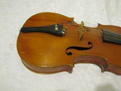 VINTAGE GERMAN STRADIVARIUS COPY 4/4 VIOLIN FANCY TUNING PEGS GERMANY 