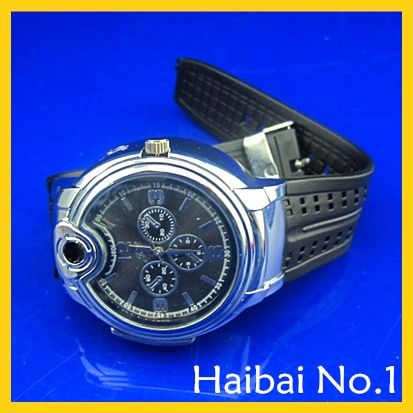 Novelty Quartz Wrist Watch Cigarette Butane Flame Lighter New W/Gift 