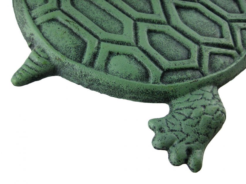 Cast Iron Turtle Garden Stepping Stone Step Tile  