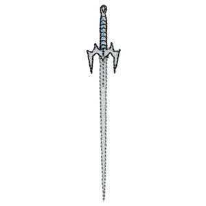 Stiletto Sword Embroidered Iron on Patch Decal Knife  