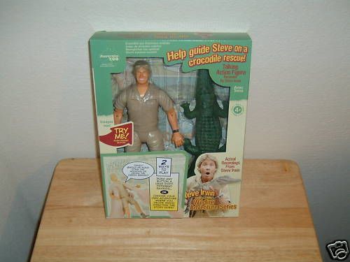 2006 Steve Irwin Action Figure MINT FACTORY SEALED  