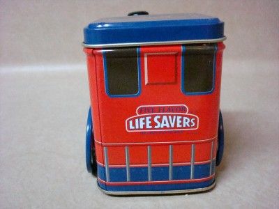 Life Savers Candy 5 Flavors Tin Train Life Saver Container Nabisco Box 