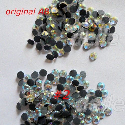 1440 Iron on Hotfix Crystal Rhinestones SS16 Crystal AB #2  