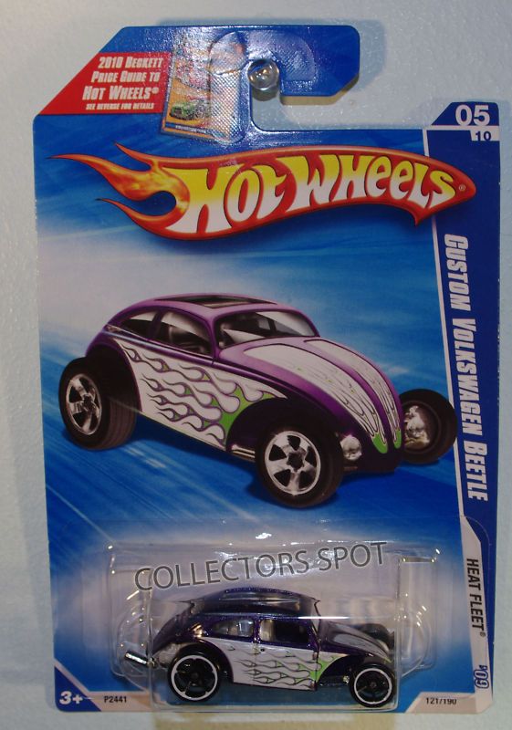 HOT WHEELS CUSTOM VOLKSWAGEN BEETLE BUG HEAT FLEET 1/64  