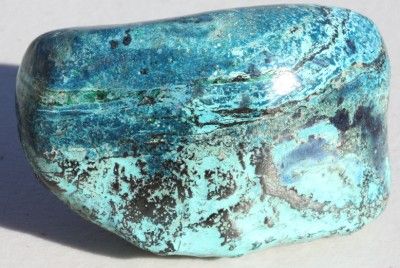 SHATTUCKITE Crystal Nice Hand Polished Gem Beautiful Blue Kimpese 