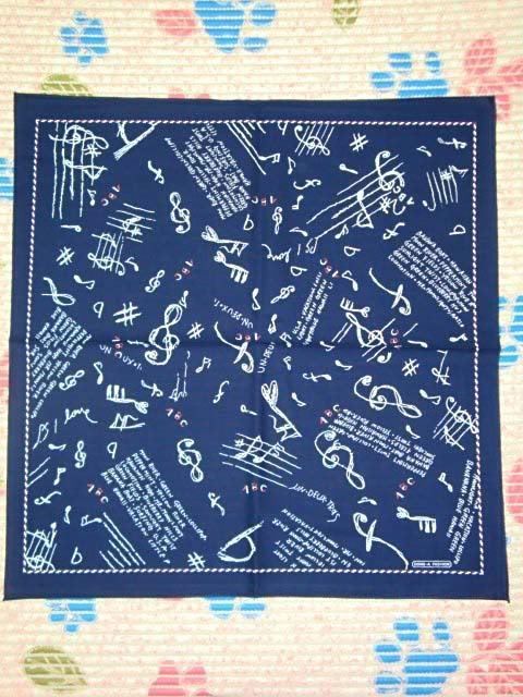 New Music Navy Blue Cotton Head Bandana Scarf Wrap t099  