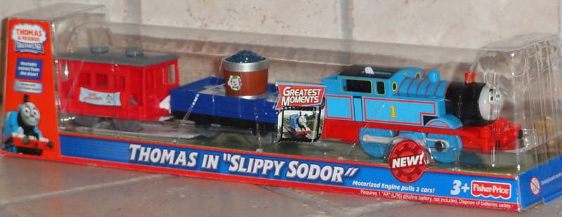 THOMAS &FRIENDS TRACKMASTER THOMAS IN SLIPPY SODOR  