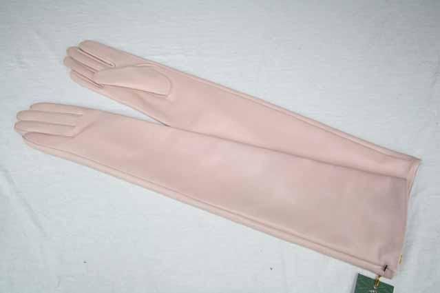 50cm(19.6) long real leather evening gloves*Light pink  