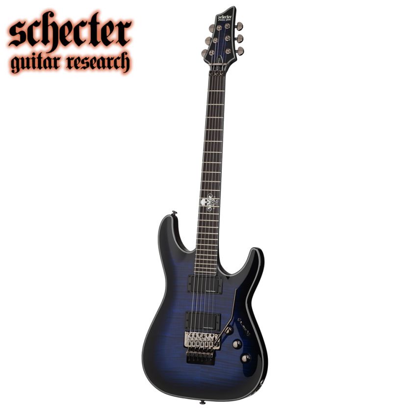 Schecter Blackjack SLS C 1 FR Active See Thru Blue Burst STBB C1 