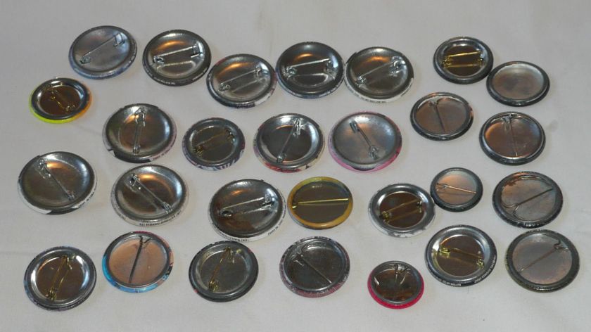 Lot 28 Heavy Metal buttons badges pinbacks pins 80s hard rock thrash 