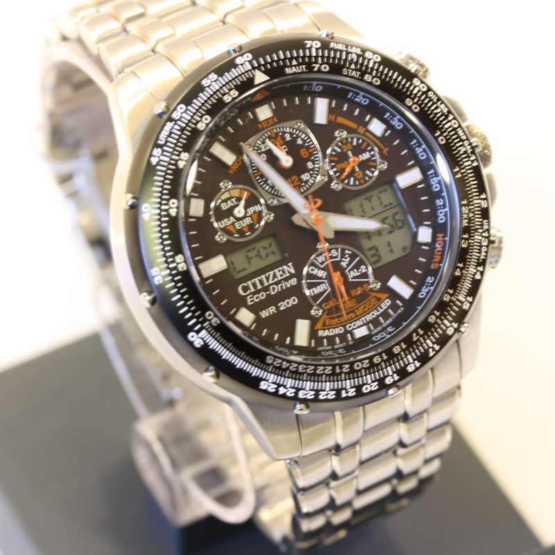 Citizen Eco Drive Skyhawk AT Mens JY0000 53E NEW  