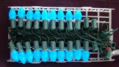 NOMA Christmas Lights 25 Light String 19 BLUE Bulbs  