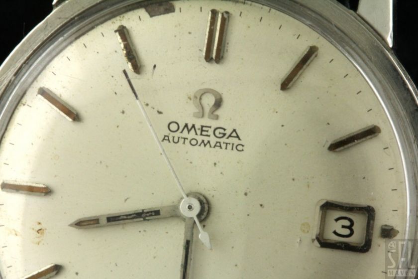 OMEGA SEA MASTER VINTAGE STAINLESS STEEL WHITE DIAL AUTOMATIC MENS 