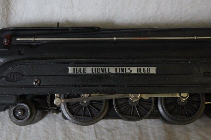 L557 VINTAGE NR PREWAR LIONEL LINES TORPEDO STEAM ENGINE LOCOMOTIVE 