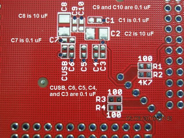 TQFP100 0.4mm CONVERTER ADAPTER PCB dsPIC33 PIC24 PIC32  