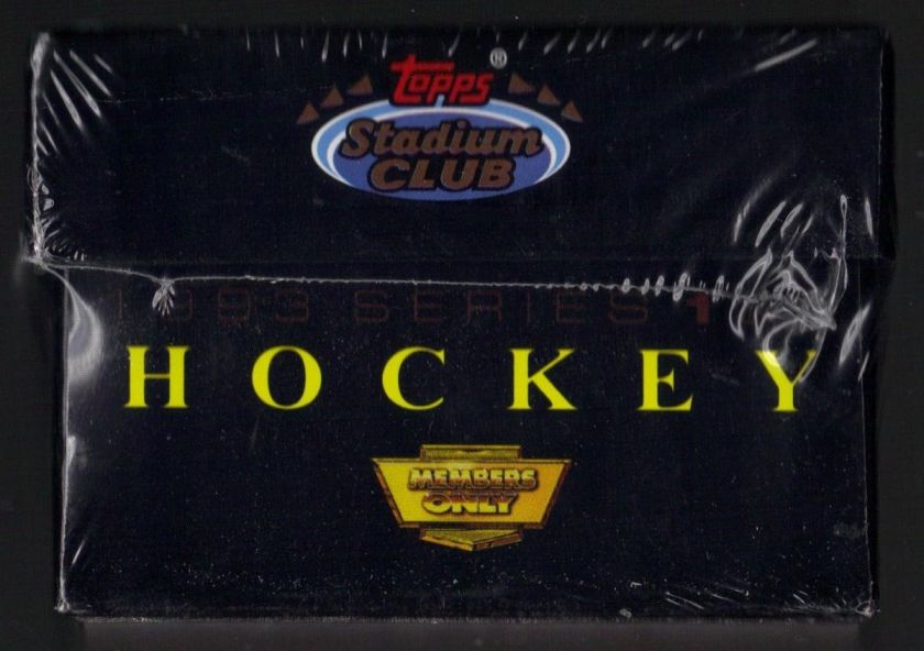   Stadium Club Members Only HOCKEY VERY RARE Complete Set series 1 2