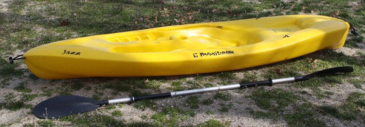 Ft. Mainstream Jazz Kayak,Confluence,Alum,Plas.Paddle  