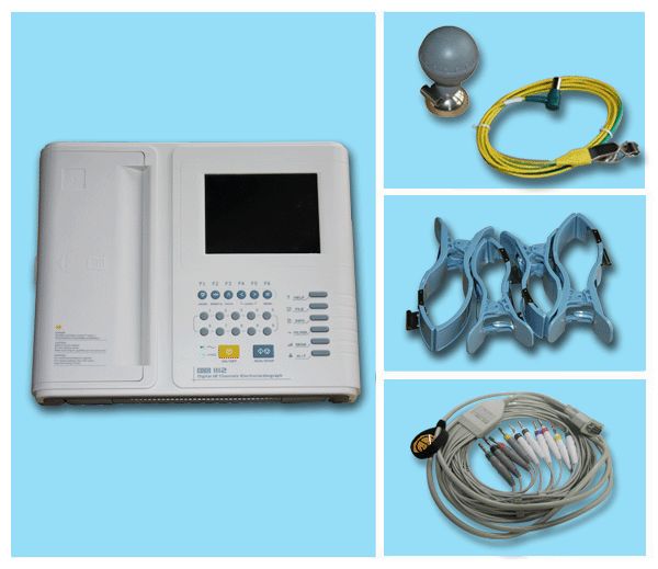 Digital 12 Channel ECG machine,3/6/12 leads ECG machine  