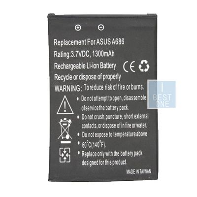 HQ Battery For ASUS SBP 09 Mypal A626 A686 A696 1300mAh  