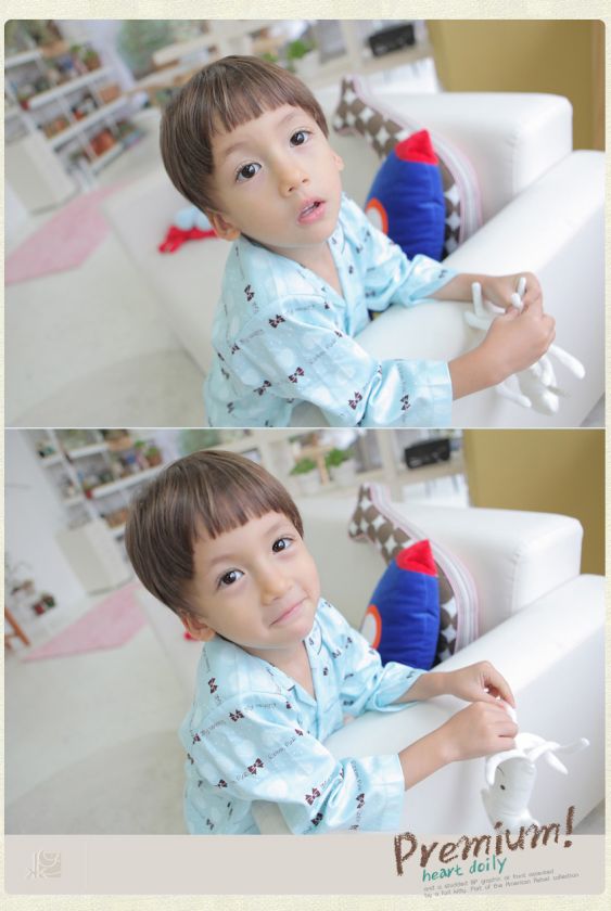 Heartdoily boys cotton pajamas designer sleepwear cute infant 