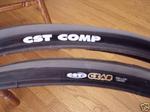 CST Czar Gray Stripe 700x23c Road Bike Tires 2ea  