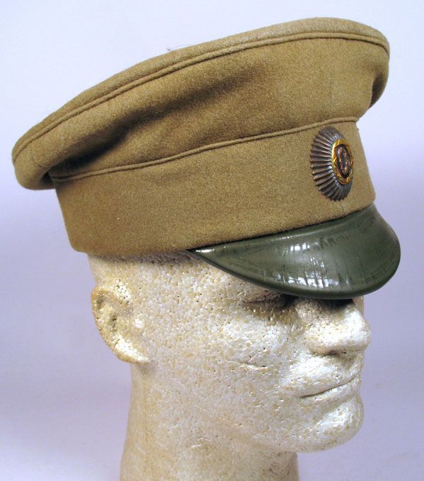 WW1 RUSSIAN IMPERIAL CZAR ARMY OFFICER FIELD VISOR CAP  