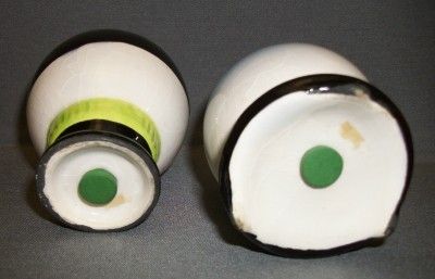 Vintage Ceramic Oriental Man & Woman Salt & Pepper Shakers (NP29 