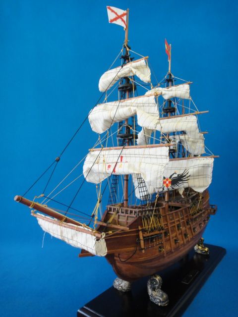 Spanish Galleon 23 Wooden Ship Model 180 Sail Boat  