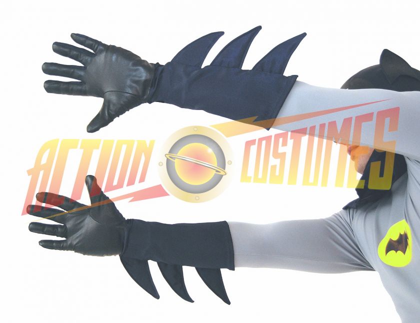 Batman Adult DELUXE Gloves 60´s Style  