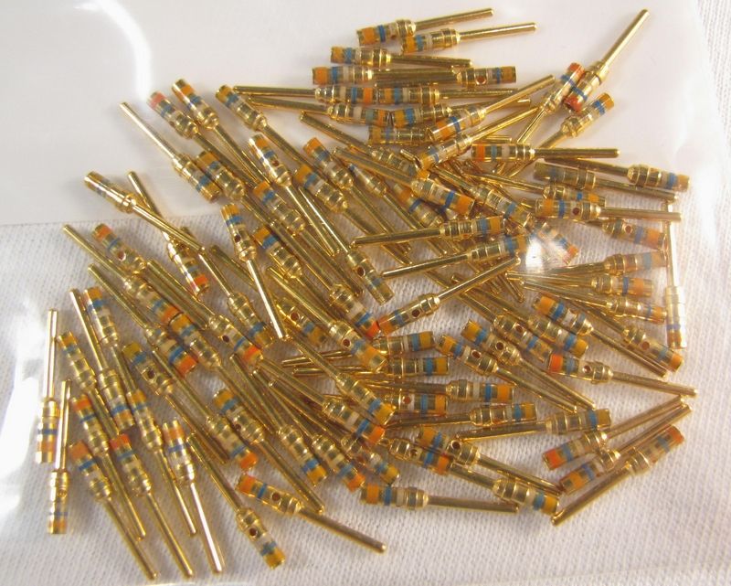 Amp Male Crimp Pins 205089 1 D Sub Milled (Qty 100)  