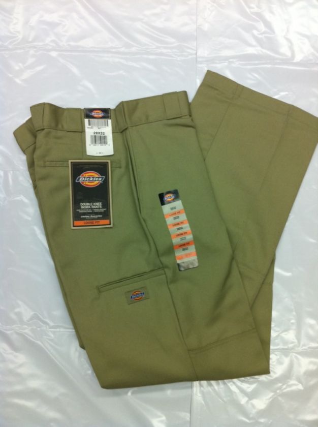 Dickies 85283 Khaki Double Knee Work Pant NEW  