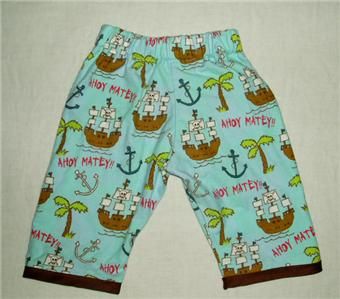 New Hip Pirate Ocean Kids baby infant boy pants clothes  