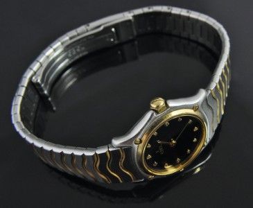 Ebel Classic Wave 18K Gold Stainless Steel Ladies Watch  