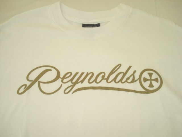 NEW INDEPENDENTTRUCK CO REYNOLDS T SHIRT WHITE MED E 9  