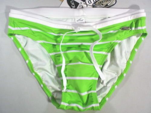 NWT JANTZEN MEN SWIMSUIT BIKINI BRIEF SIZE L/147GR  