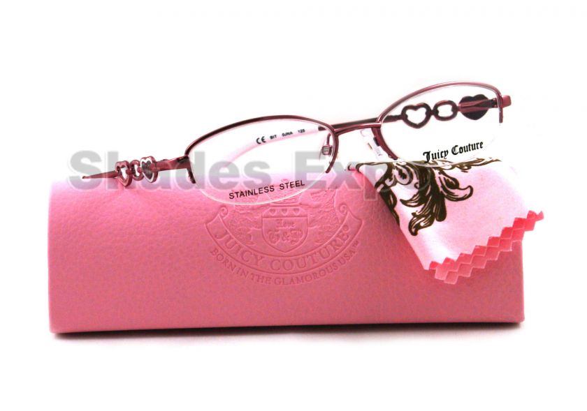 NEW Juicy couture Eyeglasses JC BIT PINK JNA BIT AUTH  