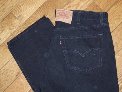 MENS LEVIS STRAUSS & CO 501 BUTTON FLY STRAIGHT LEG DENIM JEANS 40 W 