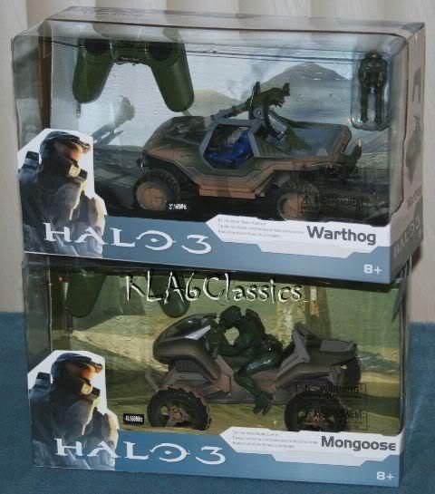 XBOX 360 HALO 3 ODST MONGOOSE *Master WARTHOG RC *LOT 2  