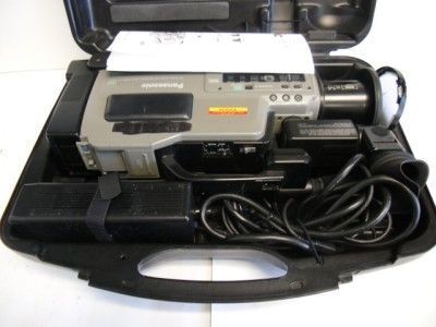 Panasonic AG 196 VHS Pro Reporter Video Camera w/ Case  