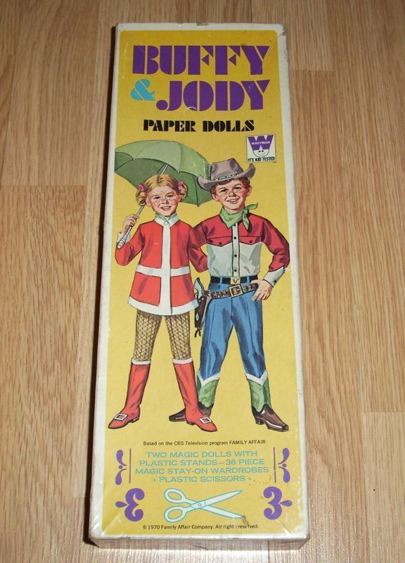 1970 VINTAGE *FAMILY AFFAIR* BUFFY & JODY DOLLS W/BOX  