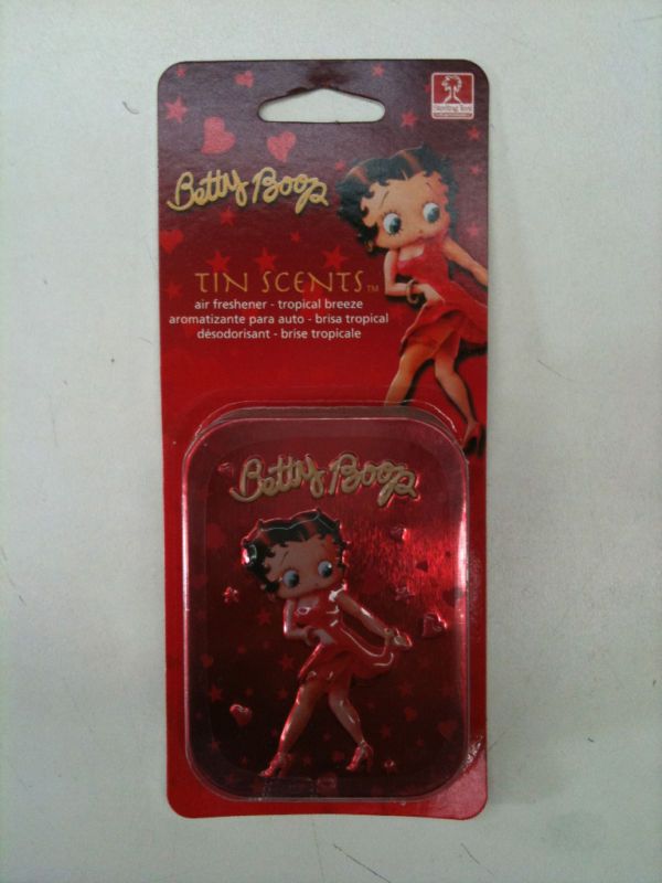 Betty Boop Car / Home Air Freshener in Tin Can  