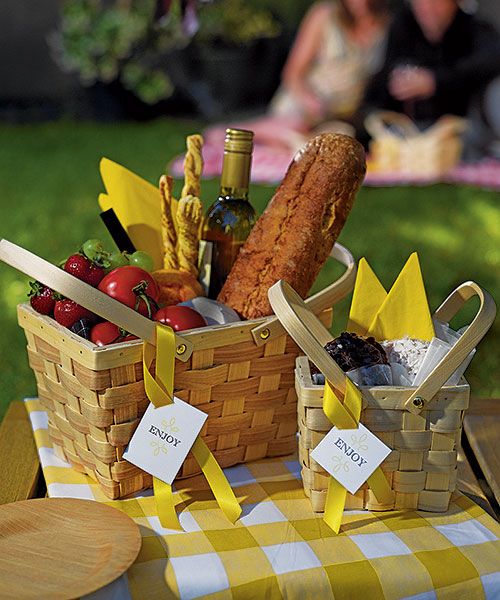 Picnic Basket Wedding Reception Accessory