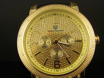 SUPER TECHNO/JOJO/TECHNO BIG FACE 12 DIAMOND WATCH  