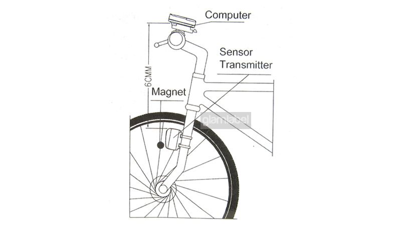 WIRELESS LCD Bike Bicycle Computer Odometer Speedometer  