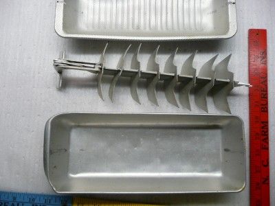 Quickube Frigidaire Aluminum Ice Cube Trays Vintage old  