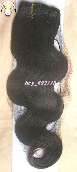 18Remy Human Hair Weft Body Wavy,Darkest Brown #2,100g  